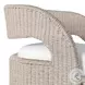 Hawkins Vintage White Outdoor Swivel Chair