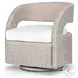Hawkins Vintage White Outdoor Swivel Chair