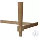 Blinn Worn Oak Veneer 124" Extendable Rectangular Dining Table