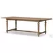 Blinn Worn Oak Veneer Extendable Rectangular Dining Room Set