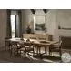 Blinn Worn Oak Veneer Extendable Rectangular Dining Room Set