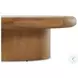 Zach Burnished Parawood Large Round Coffee Table