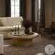 Zach Burnished Parawood Large Round Coffee Table