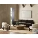 Zach Burnished Parawood Large Round Coffee Table