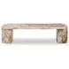 Romano Desert Taupe Marble Rectangular Occassional Table Set
