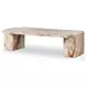 Romano Desert Taupe Marble Rectangular Occassional Table Set