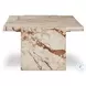 Romano Desert Taupe Marble Rectangular Occassional Table Set