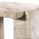 Romano Desert Taupe Marble Rectangular End Table