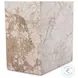Romano Desert Taupe Marble Rectangular End Table