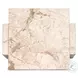 Romano Desert Taupe Marble Rectangular End Table