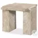 Romano Lunar Marble Rectangular End Table