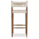 Lomas Vintage White Outdoor Bar Stool