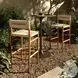 Lomas Vintage White Outdoor Bar Stool