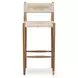 Lomas Vintage White Outdoor Bar Stool