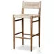 Lomas Vintage White Outdoor Bar Stool