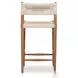 Lomas Vintage White Outdoor Counter Height Stool