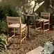 Lomas Vintage White Outdoor Counter Height Stool