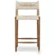 Lomas Vintage White Outdoor Counter Height Stool