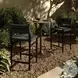 Lomas Vintage Coal Outdoor Counter Height Stool