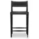 Lomas Vintage Coal Outdoor Counter Height Stool