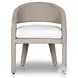 Hawkins Vintage White Outdoor Dining Chair