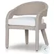 Hawkins Vintage White Outdoor Dining Chair