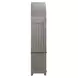 River Place Riverstone Gray and Tobacco 2 Glass Door Curio Cabinet with LED