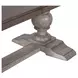 River Place Riverstone Gray and Tobacco 102" Extendable Rectangular Dining Table