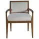 Barnaby White Performance Fabric Arm Chair