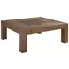 Barnaby Brown and Champagne Bronze Square Cocktail Table