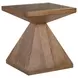 Barnaby Bronze and Champagne Bronze Square End Table