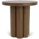 Santa Cruz Whiskey Oak Round End Table