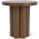 Santa Cruz Whiskey Oak Round End Table