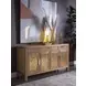 Barnaby Brown and Gold 4 Door Buffet