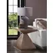 Barnaby Bronze and Champagne Bronze Square End Table
