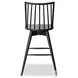 Lewis Black Oak Swivel Bar Stool