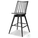 Lewis Black Oak Swivel Bar Stool