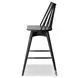 Lewis Black Oak Swivel Bar Stool