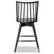 Lewis Black Oak Swivel Counter Height Stool