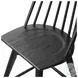 Lewis Black Oak Swivel Counter Height Stool