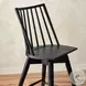 Lewis Black Oak Swivel Counter Height Stool