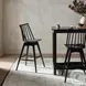 Lewis Black Oak Swivel Counter Height Stool