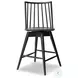 Lewis Black Oak Swivel Counter Height Stool