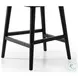 Cardell Alcala Nickel Performance Fabric Swivel Counter Height Stool