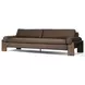 Joette Ellor Brown 104" Upholstered Outdoor Sofa