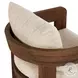 Jackson Ellor Beige Outdoor Dining Chair