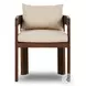 Jackson Ellor Beige Outdoor Dining Chair