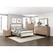 Riley Light Brown 2 Drawer Nightstand