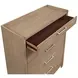 Riley Light Brown 5 Drawer Chest
