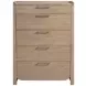 Riley Light Brown 5 Drawer Chest